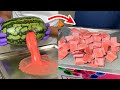 如何製作美味的西瓜牛奶炒冰！How to Make Delicious Watermelon Milk Fried Ice!