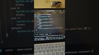 #viral java code print day of week name using switch case. #javalove #javamagic
