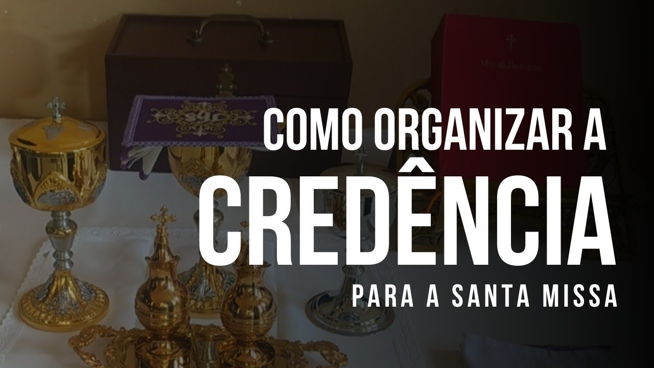 Como organizar a credência para a Santa Missa