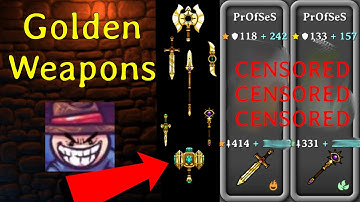 Best Builds for Golden Weapons! | Magic Rampage
