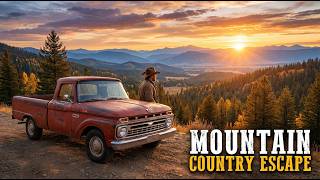 Mountain Country Escape 🏔️ Relaxing Country Music Playlist for Driving, Working &amp; Peaceful Mornings