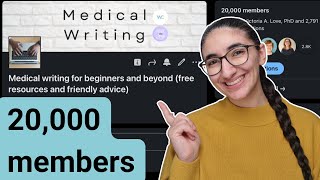 20,000 medical writers to network with!