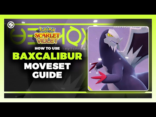 Pokemon Scarlet and Violet BAXCALIBUR Shiny 6IV / Competitive