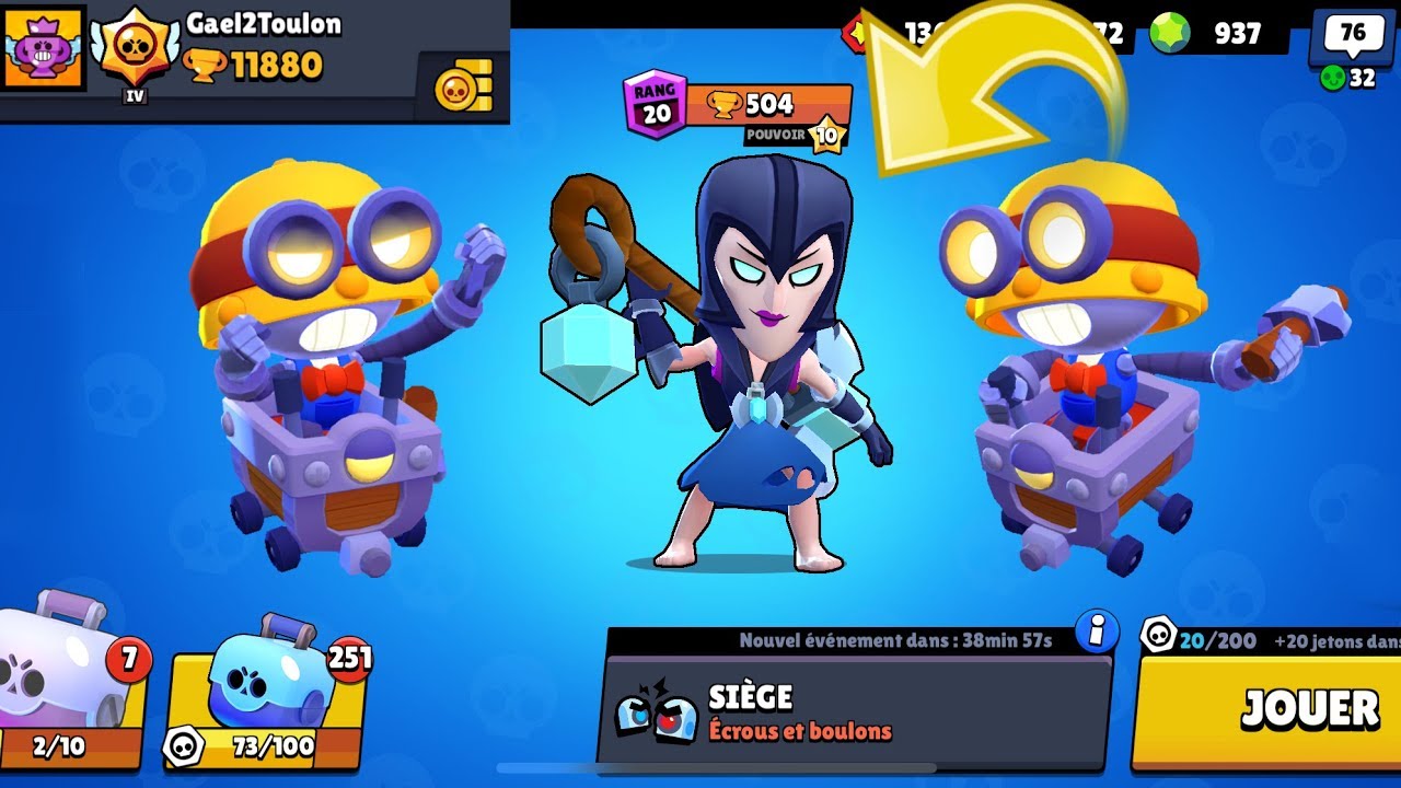 BRAWL STARS - ON TEST LE NOUVEAU SKIN EXCLUSIF EN AVANT ...