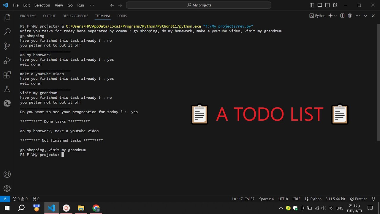 Python To-Do List Tutorial for Beginners: Code Your Way to Productivity ...