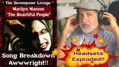 Marilyn Manson The Beautiful People Composer Reaction and Breakdown