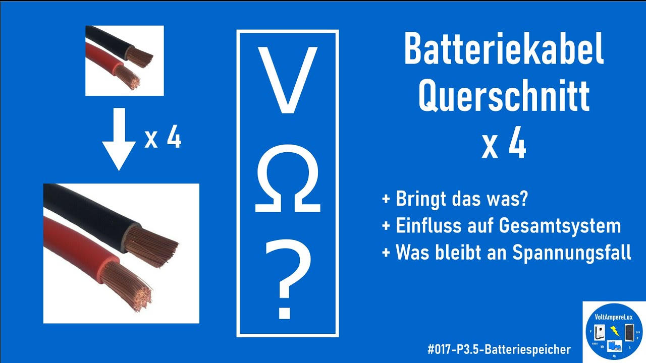 017 - Batteriekabel Querschnitt x 4