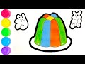 Draw jellyeasy jelly drawingjelly draw easy stepshoiw to draw colorful jelly easy step by step