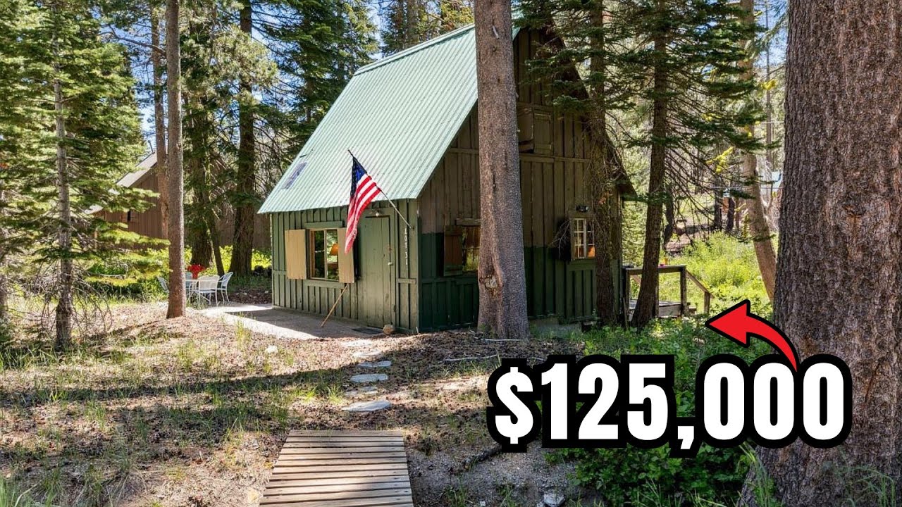 1910 Historic Sierra Cabin on River – NOW 99K!