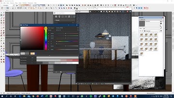 Interior Rendering Full Setting in Sketchup & Vray Realistic Tutorial #18