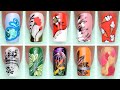 10 Easy Nails Art Designs for Beginners | Amazing Nails Art Ideas Compilation | Olad Beauty