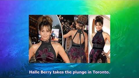 Breaking News | Halle berry risks nip slip as she exposes bottom in stunning see-through gown