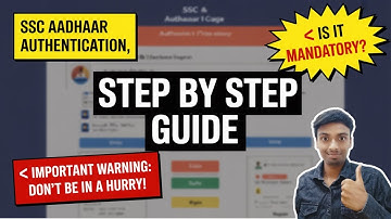 How to do SSC Aadhaar Authentication | How to link SSC OTR with Aadhaar step by step