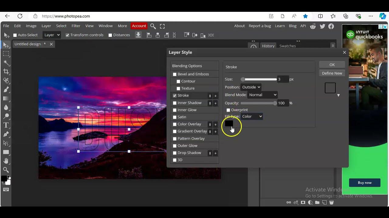 How To Make A Transparent Background In Photopea How to Create transparent text Effect in Photopea l Phtopea Tutorial