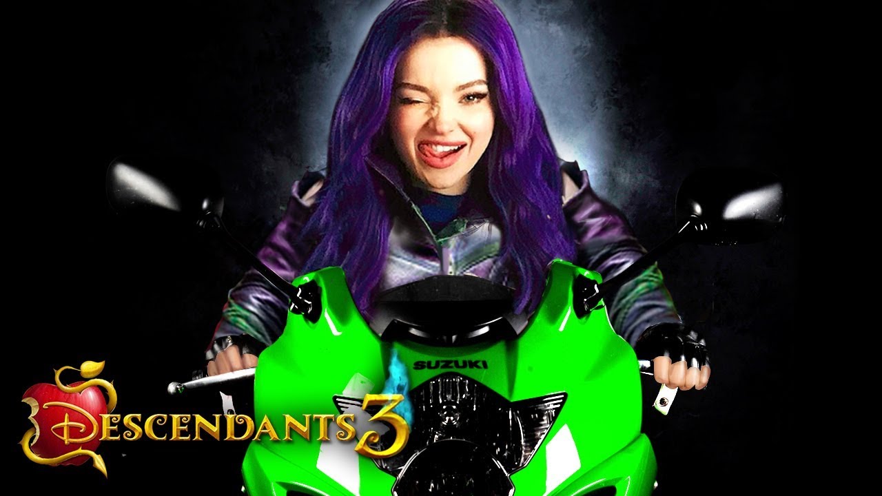 Disney Descendants 3 Movie Motorcycle Racing Mal S New Style See The Sets By Alice Bunny - mal descendants 2 auradon outfit 2 roblox