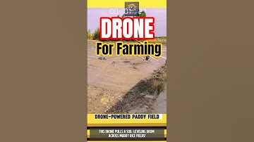 Drone-Powered Paddy Field Leveling Machine! Smart Farming Innovation