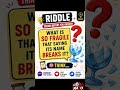 This Riddle Breaks When You Say It! 🤯