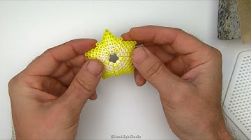 How to Bead a simple Star ornament 3D Full tutorial