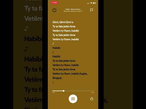 Habibi Spotifylyrics Karaoke Trending Shorts 