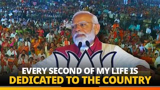 Modi has dedicated every second of his life to you and to this country: PM in Goa