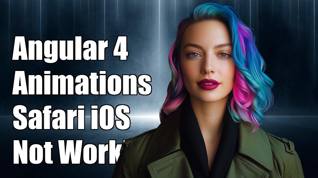 Angular 4 animations not working with Safari iOS 9.3 - YouTube