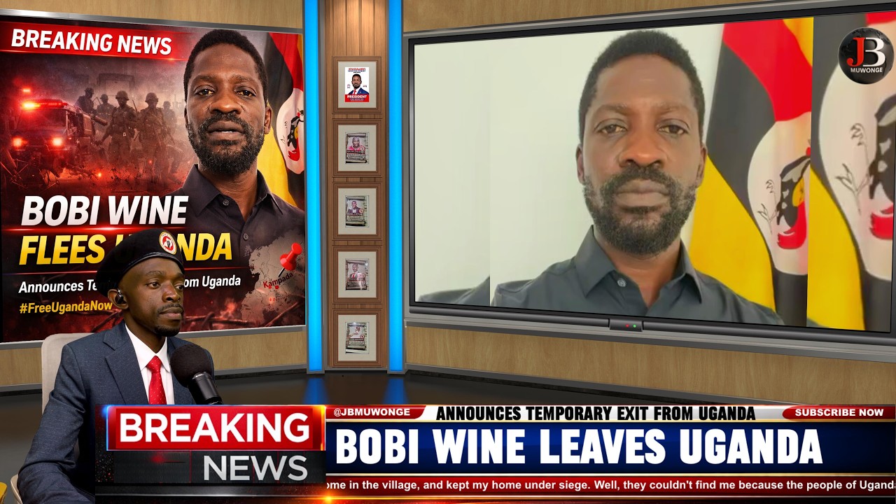 ⁣BREAKING: H.E. Bobi Wine Leaves Uganda, Makes Major Announcments - Unexpected Move Shocks M7 Regime