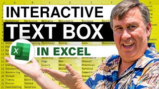 Excel - Interactive Legend In Excel Chart - Episode 778 Wealth