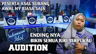 SEMUA JURI TERPUKAU SA'AT PESERTA INI MEMBAWAKAN LAGU GAGAL MERANGKAI HATI - INDONESIAN IDOL PARODI