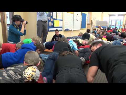 Pushup Day at Gannett Peak Elementary School