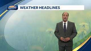 Video: Light rain possible with sunny stretch ahead