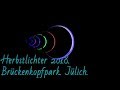 Праздник света Herbstlichter 2018. Brückenkopfpark. Jülich.