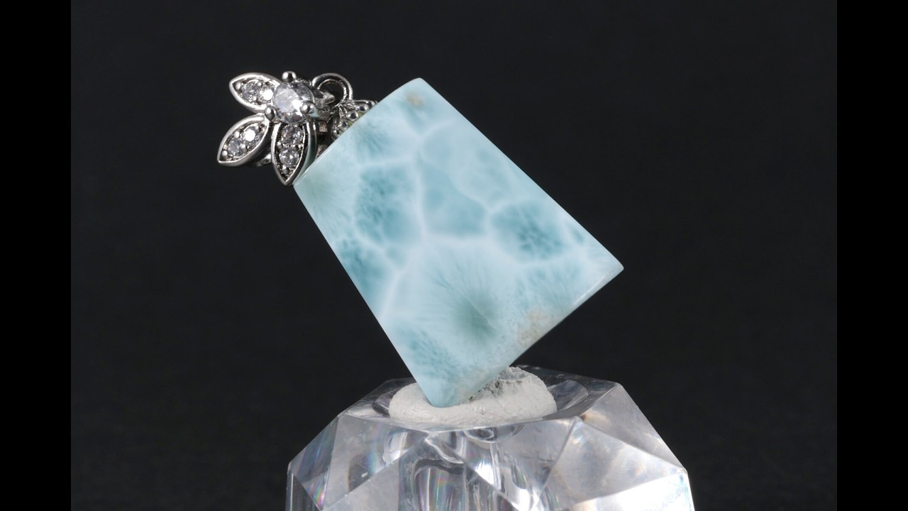 ペンダントトップ ラリマー 5.7g / Larimar Pendant - YouTube