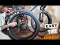 How to Easily change your Tube and Tire on your Fat Tire Kingbull E-bikes! (Rear Tire)