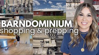 BARNDOMINIUM SHOPPING + CLEANING | TALKING PLANS FOR THE NEW PROPERTY | COME SHOP WITH ME 2025
