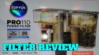 Top Fin PRO 110 Filter (Initial) Review