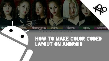 HOW TO MAKE Color Coded Lyrics [JAEGUCHI layout (7 members ver.)] on Android | xoxoxantzu