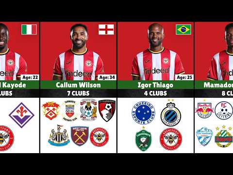 antariksa77 x andalas188slot - BRENTFORD 2026/27 Squad & Number of Clubs Played For