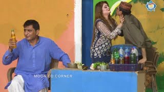 Amjad Rana with Nida Khan | Comedy Clip | Stage Drama 2023 | Punjabi Stage Drama