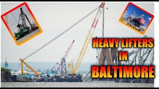 Heavy Lifters being used at the Baltimore Bridge Collapse Site by Minorcan Mullet 104,326 views 3 weeks ago 9 minutes, 41 seconds