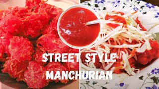 Street style MANCHURIAN | Mumbai Street Style Chinese Pakoda Recipe | Chinese Pakoda Chutney Recipe