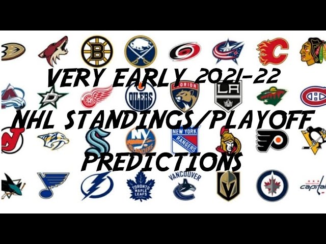 Here's how the @nhl standings look two months into the 2021-22