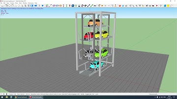 SketchUp 2017 + MSPhysics : Auto Smart Parking ©11-Aprl-2021