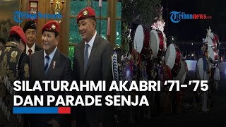 Kemeriahan Upacara Parade Senja & Silaturahmi Akabri '71-'75 di Kemhan, Dihadiri Mantan Panglima TNI