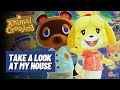 Inside my humble house on Animal Crossing New Horizons