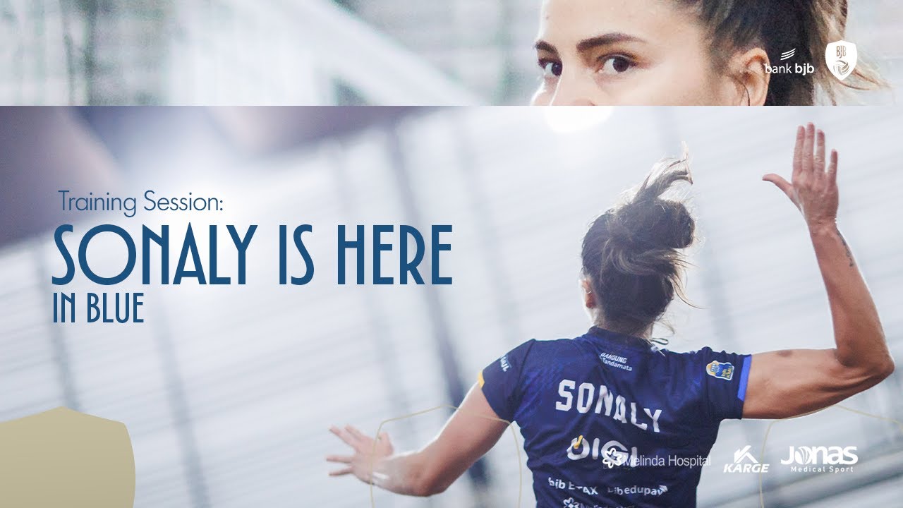 SONALY CIDRÃO PAKAI JERSEY BJB | LATIH TANDING LAWAN TIM PUTRA