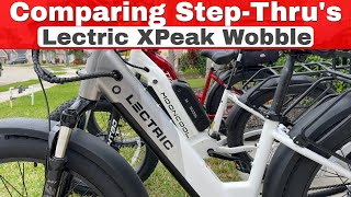 Lectric XPeak eBike Wobble | Comparing StepThru's