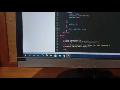 My first time using Sublime Text  Editor to Code HTML & CSS