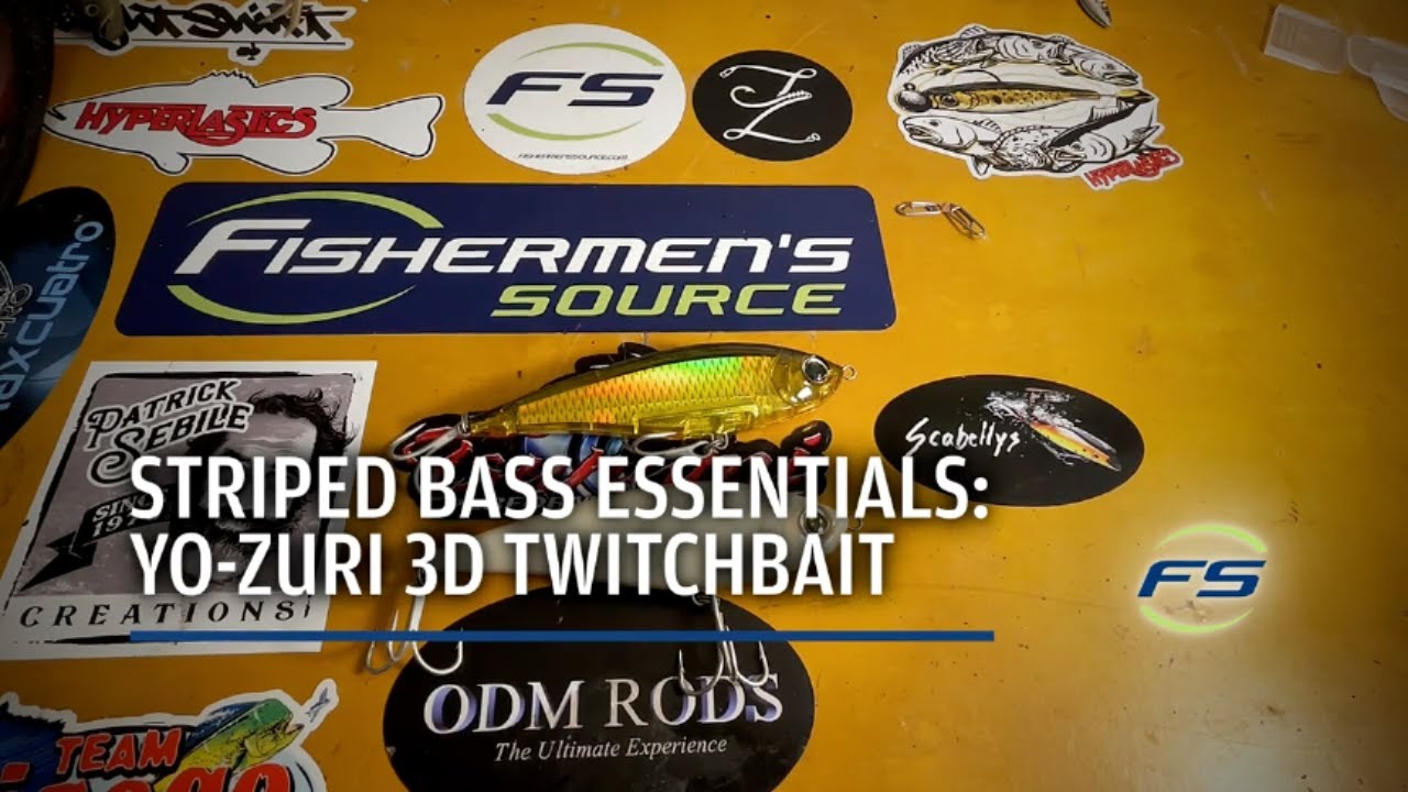Striped Bass Essentials: The Yo-Zuri 3D Twitchbait 