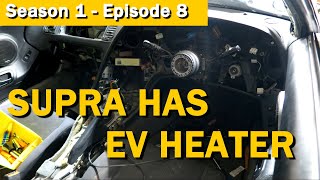 EV Ceramic Electric Heater Install and Reassembling the Dashboard - Season 1 - Ep8
