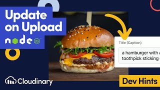 update a cloudinary image on upload in node.js - dev hints